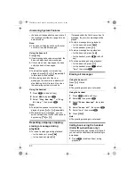 Preview for 50 page of Panasonic KX-TCD340FX Operating Instructions Manual