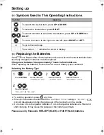 Preview for 8 page of Panasonic KX-TCD410AL Operating Instructions Manual