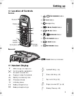 Preview for 9 page of Panasonic KX-TCD410AL Operating Instructions Manual