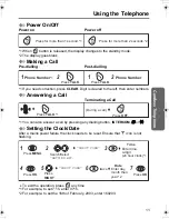 Preview for 11 page of Panasonic KX-TCD410AL Operating Instructions Manual