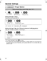 Preview for 22 page of Panasonic KX-TCD410AL Operating Instructions Manual