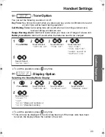 Preview for 23 page of Panasonic KX-TCD410AL Operating Instructions Manual