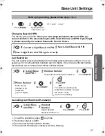 Preview for 27 page of Panasonic KX-TCD410AL Operating Instructions Manual