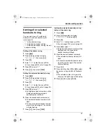 Preview for 27 page of Panasonic KX-TCD430AL Operating Instructions Manual