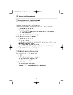 Preview for 22 page of Panasonic KX-TCD705E Operating Instructions Manual