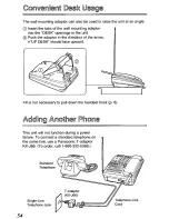 Preview for 54 page of Panasonic KX-TCM420-B User Manual