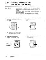 Preview for 74 page of Panasonic KX-TD1232 Installation Manual