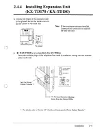 Preview for 75 page of Panasonic KX-TD1232 Installation Manual