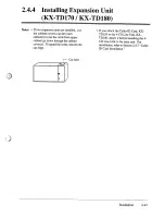 Preview for 77 page of Panasonic KX-TD1232 Installation Manual