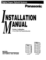 Preview for 476 page of Panasonic KX-TD1232 Installation Manual
