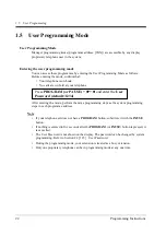 Preview for 22 page of Panasonic KX-TD1232JT Programming Manual