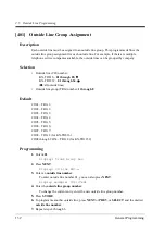 Preview for 132 page of Panasonic KX-TD1232JT Programming Manual