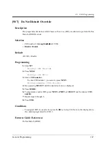 Preview for 167 page of Panasonic KX-TD1232JT Programming Manual