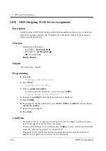 Preview for 244 page of Panasonic KX-TD1232JT Programming Manual