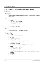 Preview for 246 page of Panasonic KX-TD1232JT Programming Manual