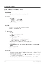 Preview for 250 page of Panasonic KX-TD1232JT Programming Manual