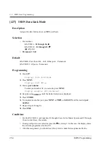 Preview for 254 page of Panasonic KX-TD1232JT Programming Manual