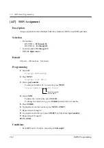 Preview for 262 page of Panasonic KX-TD1232JT Programming Manual