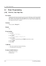 Preview for 298 page of Panasonic KX-TD1232JT Programming Manual