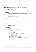 Preview for 299 page of Panasonic KX-TD1232JT Programming Manual