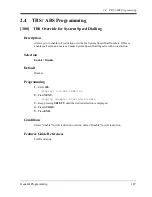 Preview for 147 page of Panasonic KX-TD816 Programming Manual