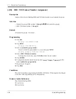 Preview for 198 page of Panasonic KX-TD816 Programming Manual