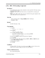 Preview for 199 page of Panasonic KX-TD816 Programming Manual