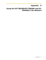 Preview for 73 page of Panasonic KX-TDA0480 Getting Started