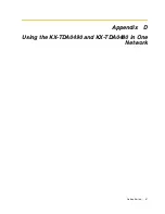 Preview for 67 page of Panasonic KX-TDA0490 Getting Started