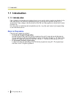 Preview for 12 page of Panasonic KX-TDE100 Programming Manual