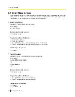 Preview for 606 page of Panasonic KX-TDE100 Programming Manual