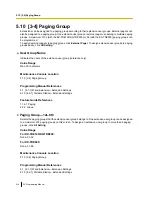 Preview for 610 page of Panasonic KX-TDE100 Programming Manual