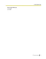 Preview for 611 page of Panasonic KX-TDE100 Programming Manual