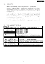 Preview for 3 page of Panasonic KX-TE82461X Service Manual