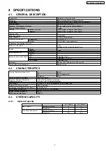 Preview for 9 page of Panasonic KX-TES824LA Service Manual