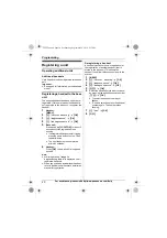 Preview for 20 page of Panasonic KX-TG1221 Operating Instructions Manual