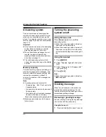 Preview for 38 page of Panasonic KX-TG1840NZ Operating Instructions Manual