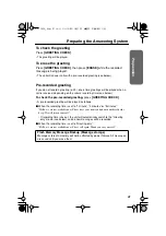 Preview for 21 page of Panasonic KX-tg2248CS Operating Instructions Manual