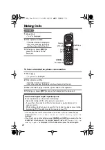 Preview for 24 page of Panasonic KX-tg2248CS Operating Instructions Manual