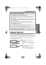 Preview for 29 page of Panasonic KX-tg2248CS Operating Instructions Manual