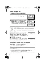 Preview for 30 page of Panasonic KX-tg2248CS Operating Instructions Manual