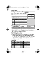 Preview for 36 page of Panasonic KX-TG2258CS Operating Instructions Manual