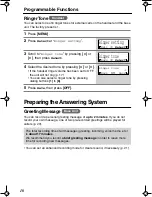 Preview for 18 page of Panasonic KX TG2258PW Operating Instructions Manual