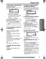 Preview for 23 page of Panasonic KX TG2258PW Operating Instructions Manual