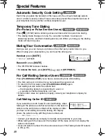 Preview for 40 page of Panasonic KX TG2258PW Operating Instructions Manual