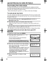 Preview for 60 page of Panasonic KX TG2258PW Operating Instructions Manual