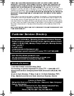 Preview for 70 page of Panasonic KX TG2258PW Operating Instructions Manual