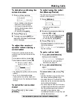 Preview for 25 page of Panasonic KX-TG2314 Quick Setup Manual