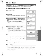 Preview for 33 page of Panasonic KX-TG2336C Operating Instructions Manual