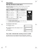 Preview for 34 page of Panasonic KX-TG2336C Operating Instructions Manual